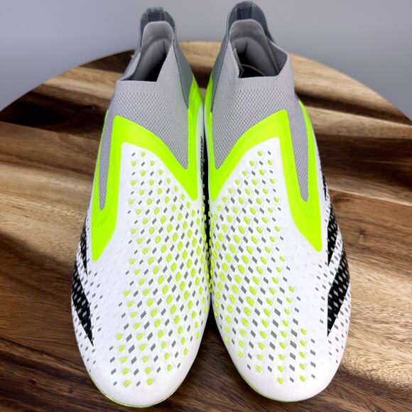 Adidas Predator Accuracy + FG Men's 11.5 Laceless Soccer Football Cleats GZ2604 - Picture 6 of 12